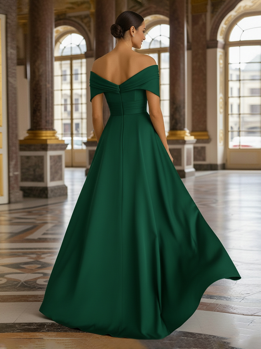 Off the Shoulder Mother of the Bride Dresses