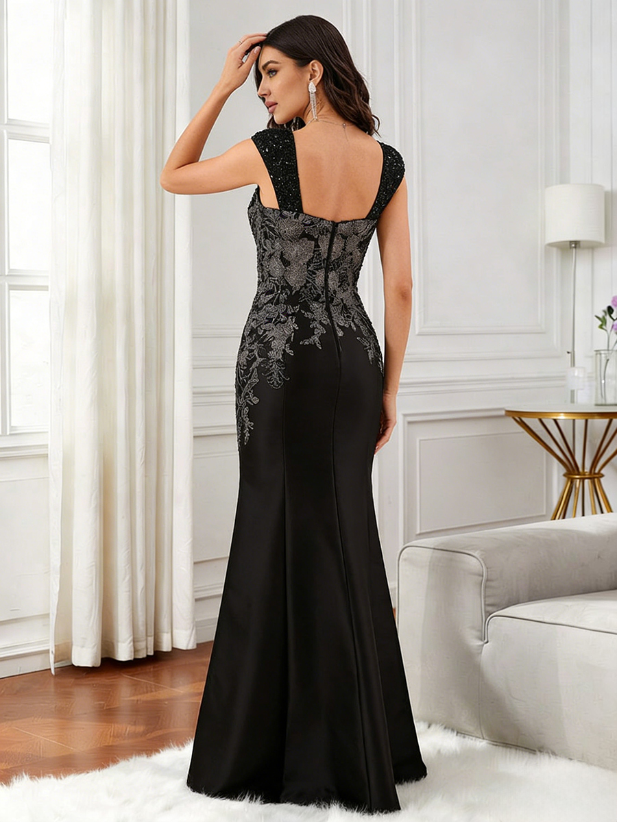 Spaghetti Straps Satin Mother of the Bride Dresses