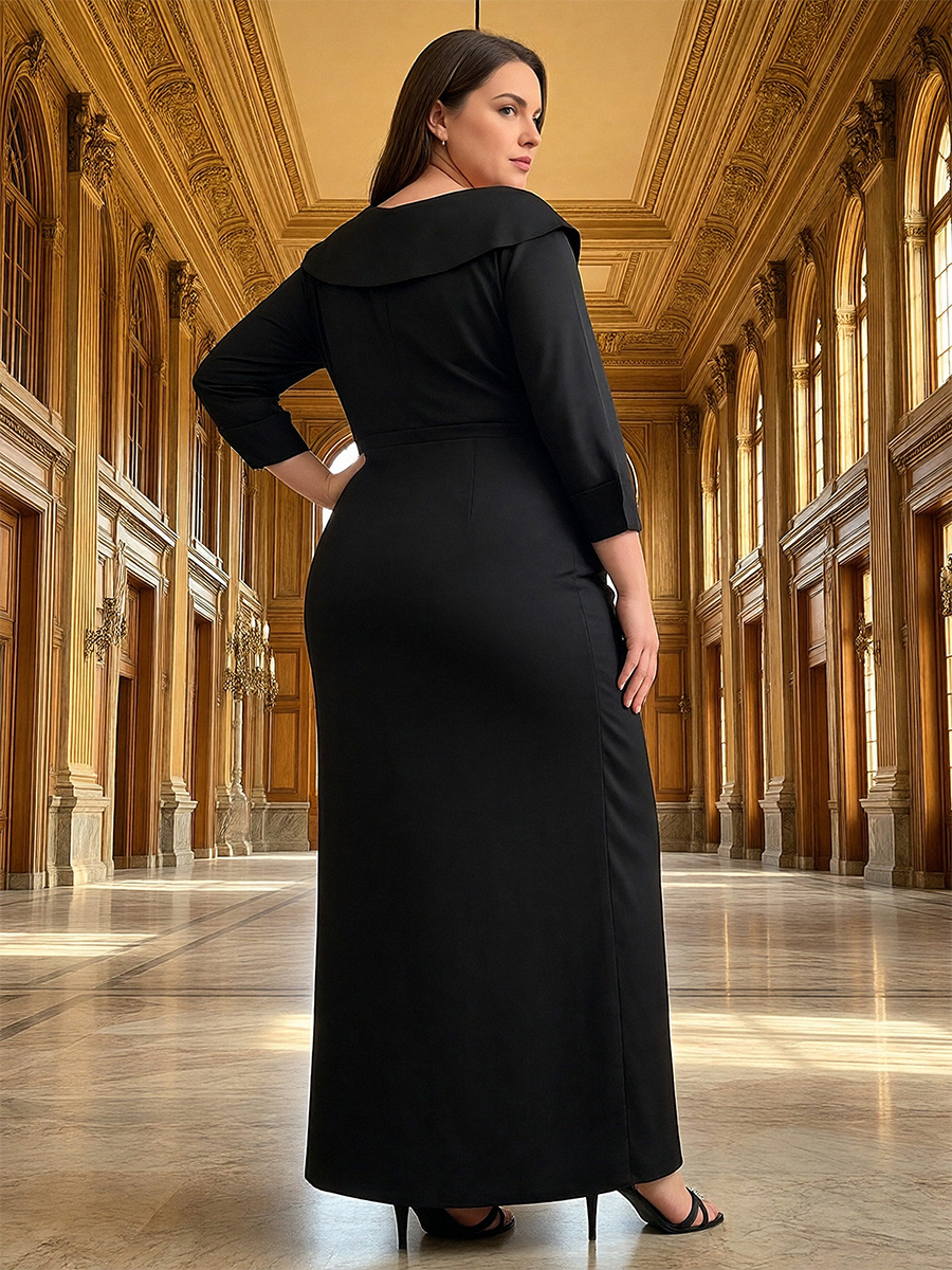 2 Pieces Satin V Neck Lace Appliques Mother of the Bride Dresses