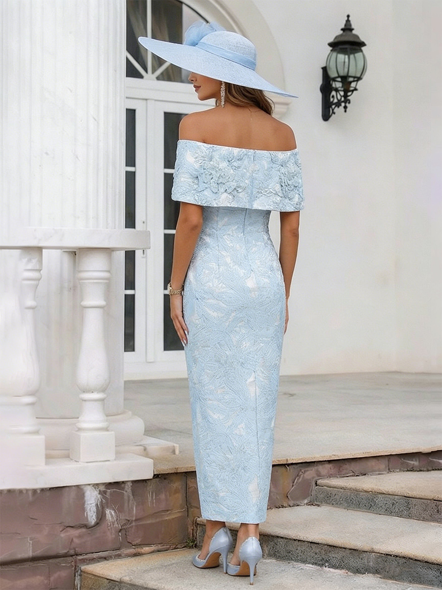 Lace Appliques Off the Shoulder Mother of the Bride Dresses