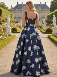 Satin Square Neck Spaghetti Straps A Line Bridesmaid Dresses