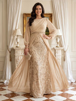 Mermaid Round Neck Long Sleeves Mother of the Bride Dresses
