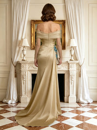 Mermaid Off Shoulder Sleeveless Mother of the Bride Dresses