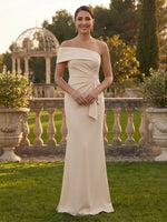 Mermaid Off Shoulder Sleeveless Mother of the Bride Dresses