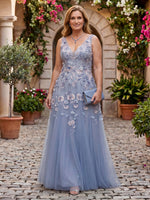 Jacquard A Line Plus Size Sleeveless Mother of the Bride Dresses