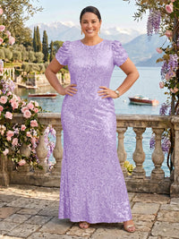 Sequin Jewel Mermaid Mother of the Bride/Groom Dresses Plus Size