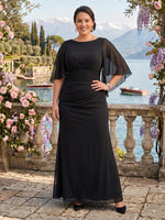 Jewel Mermaid Chiffon Mother of the Bride/Groom Dresses Plus Size