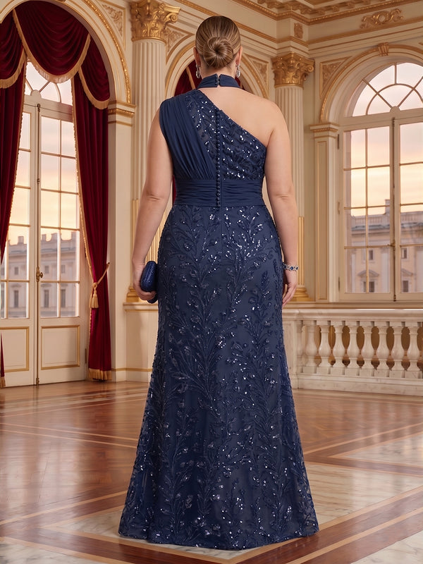 Plus Size High Neck Mermaid Mother of the Bride/Groom Dresses