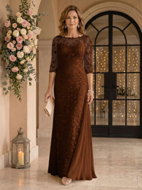 Jewel Lace Mermaid Floor Length Mother of the Bride/Groom Dresses