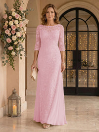Jewel Lace Mermaid Floor Length Mother of the Bride/Groom Dresses
