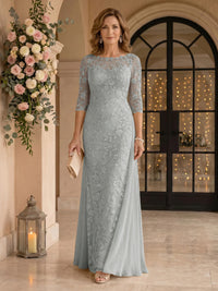 Jewel Lace Mermaid Floor Length Mother of the Bride/Groom Dresses