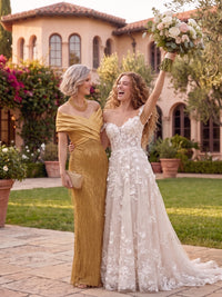 Off the Shoulder Mermaid Pleated Satin Floor Length Mother of the Bride/Groom Dresses