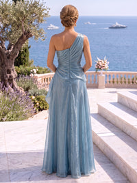 Organza Mother of the Bride/Groom Dresses One Shoulder Floor Length A Line