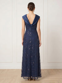 Sparkly Sequin A Line Sleeveless Long Formal Dresses