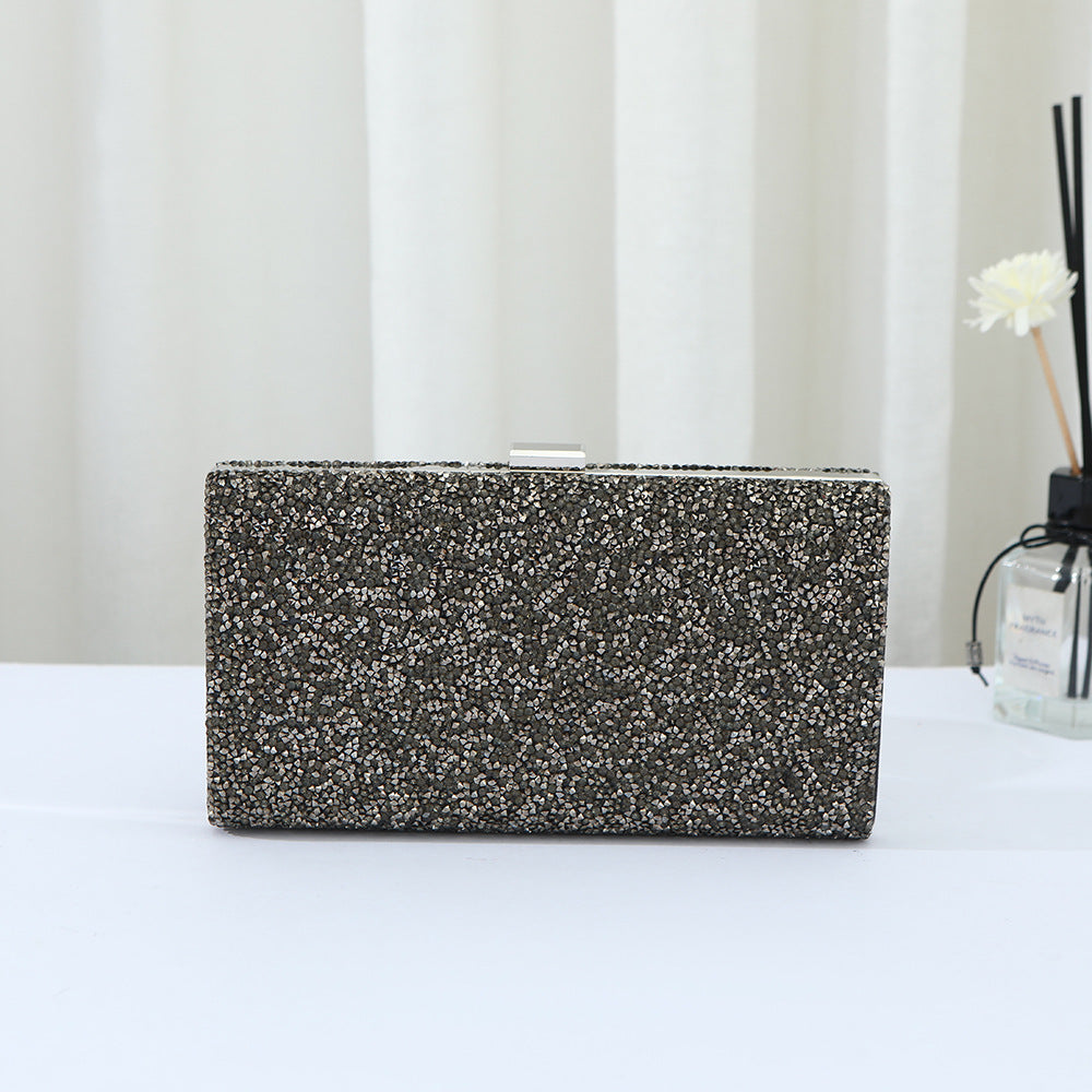 Geometric Diamond Glitter Beadings Evening Hand Bags