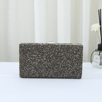 Geometric Diamond Glitter Beadings Evening Hand Bags