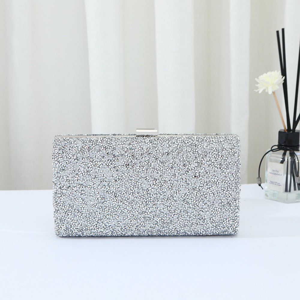 Geometric Diamond Glitter Beadings Evening Hand Bags