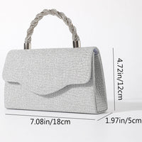 Geometric Classic Beadings Glitter Hand Bags