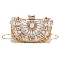 Classic Glitter Geometric Delicated Rhinestone Elegant Hand Bags