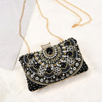 Classic Glitter Geometric Delicated Rhinestone Elegant Hand Bags