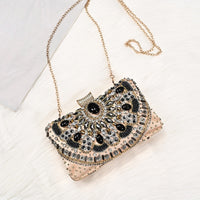 Classic Glitter Geometric Delicated Rhinestone Elegant Hand Bags