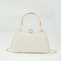 Pearl Glitter Geometric Delicated Rhinestone Elegant Hand Bags
