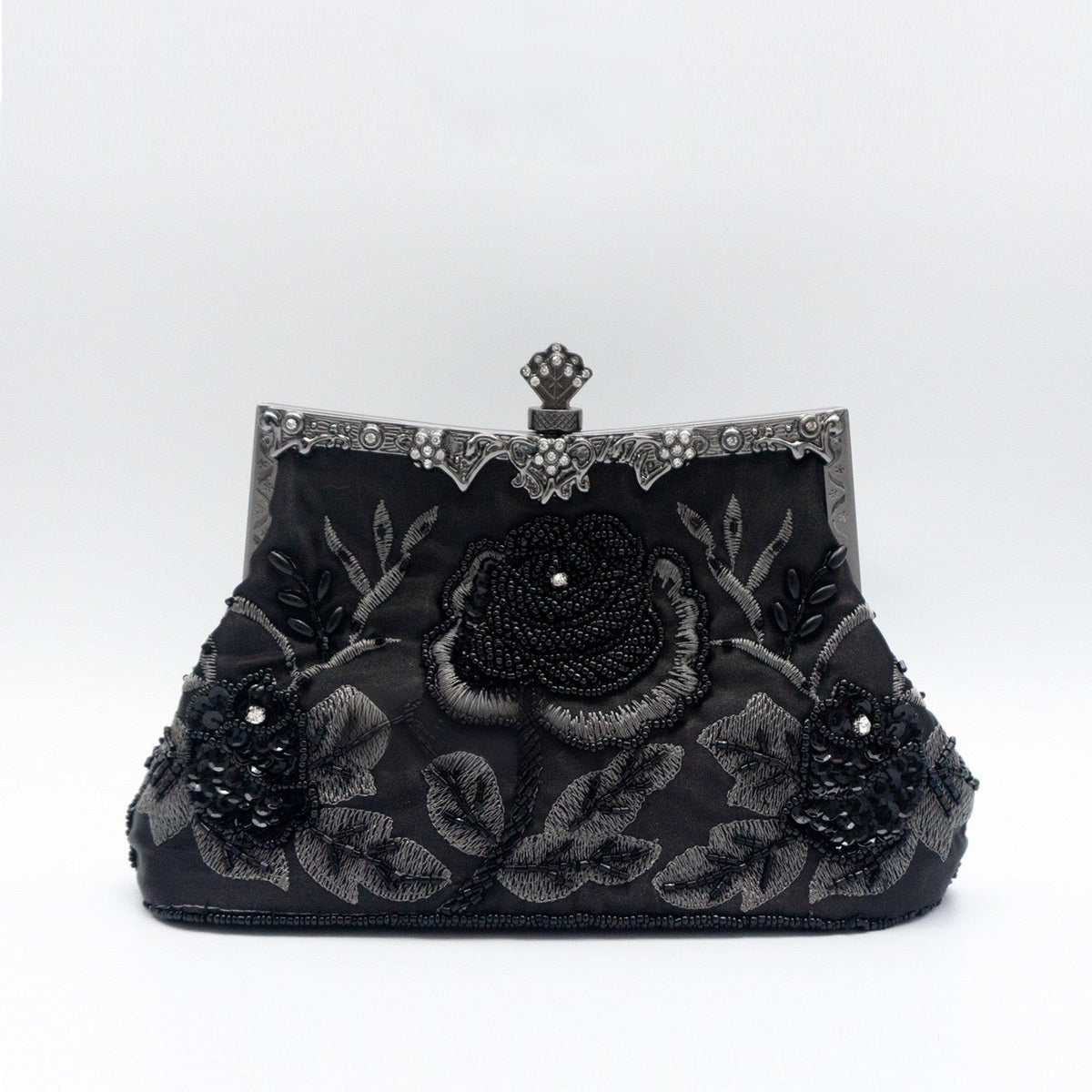 Glitter Rhinestone Geometric Delicated Embroidery Hand Bags