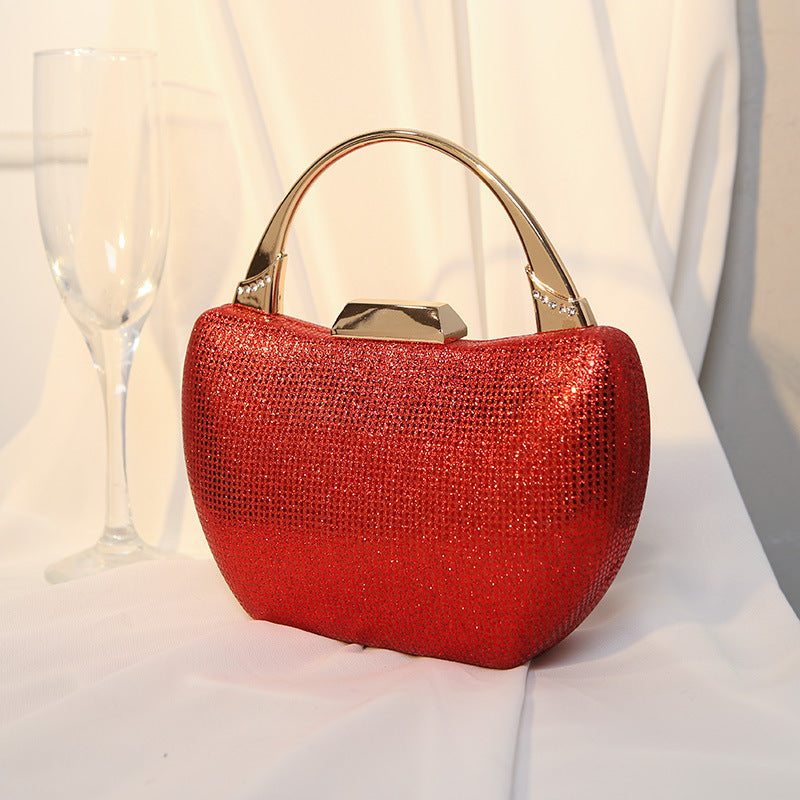 Women's Glitter Rhinestone Beadings Evening Hand Bags
