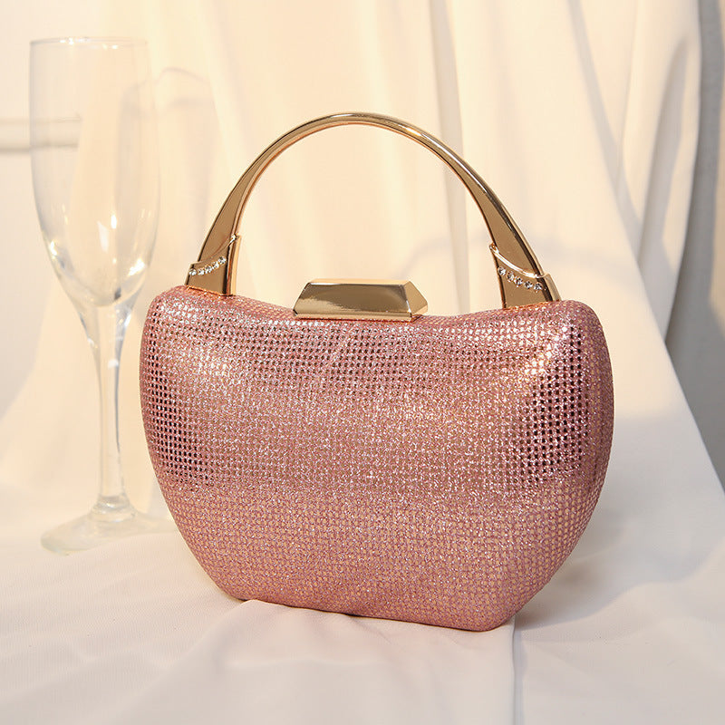 Women's Glitter Rhinestone Beadings Evening Hand Bags