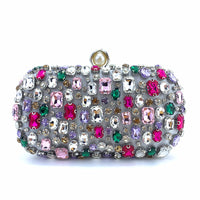 Women's Glitter Rhinestone Beadings Evening Hand Bags