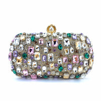 Women's Glitter Rhinestone Beadings Evening Hand Bags