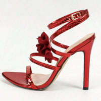 Open Toe High Heel Elegant Simple Wedding Party Shoes