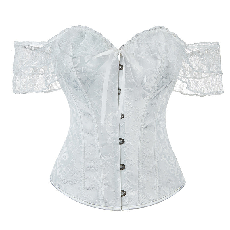 Lace Trim High Waist Comfortable Shapewear Shorts
