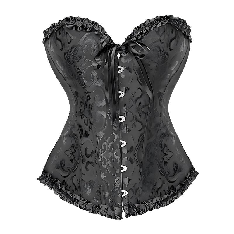 Jacquard Bust Lifting Trim High Waist Comfortable Shapewear Shorts