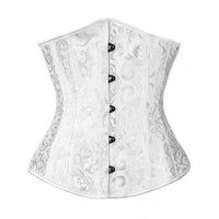 14 Bones Jacquard Corset Waist Cincher Tummy Control Shapewear Shorts