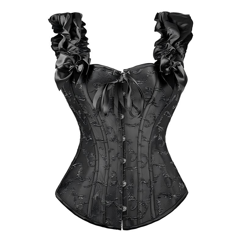 Women's Double Straps Buckle Corset Bust Lifting Shapewear Shorts