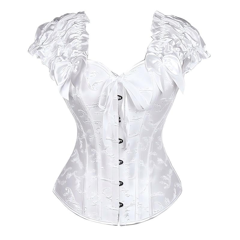 Women's Double Straps Buckle Corset Bust Lifting Shapewear Shorts