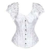 Women's Double Straps Buckle Corset Bust Lifting Shapewear Shorts