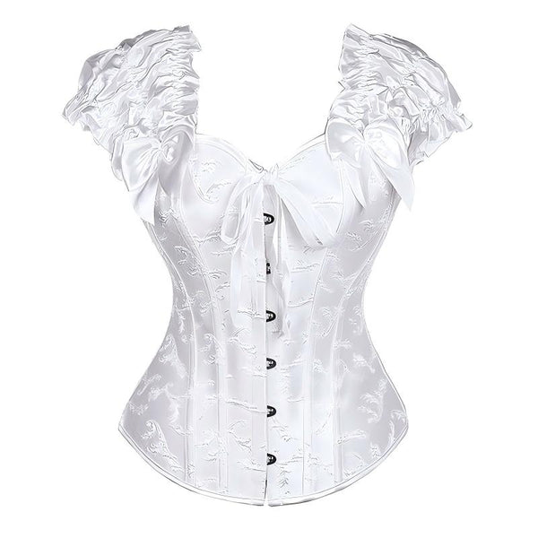 Women's Double Straps Buckle Corset Bust Lifting Shapewear Shorts