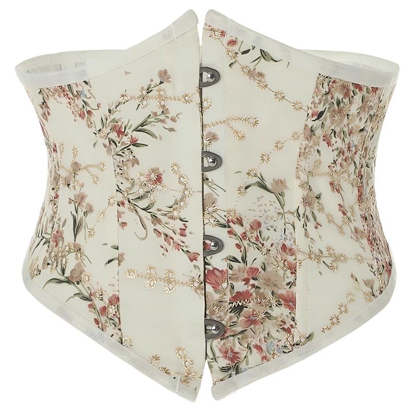 Boned Strapless Bustier Waist Cincher Vest Shapewear Shorts