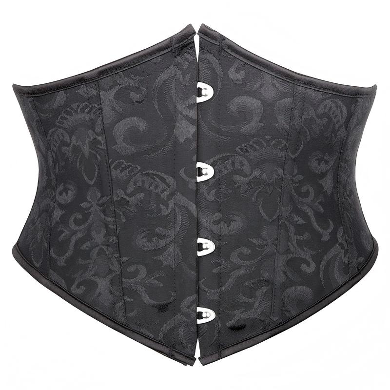 Boned Strapless Bustier Waist Cincher Vest Shapewear Shorts