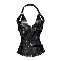 Halter Steampunk Corse Waist Shaping Tight Shapewea Shapewear Shorts